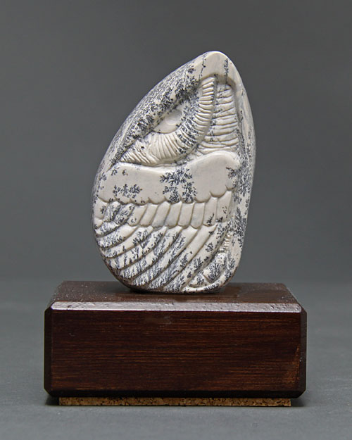 A larger photo of Soapstone Owl #10 by Clarence P. Cameron of Madison Wisconsin