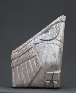 A small photo of Soapstone Owl #14 by Clarence P. Cameron of Madison, Wisconsin