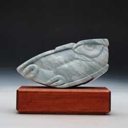A photo of Soapstone Owl #30L by Clarence Cameron
