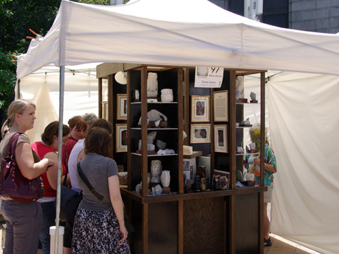 Display at outdoor fair