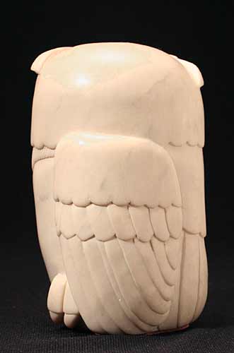 The other side of Soapstone Owl #2F