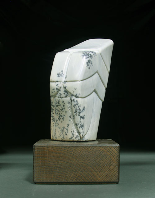 A view of the other side of Soapstone Owl #2F by Clarence
